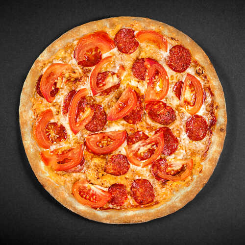 Піца Пепероні з томатами доставка Піца, замовити Піца